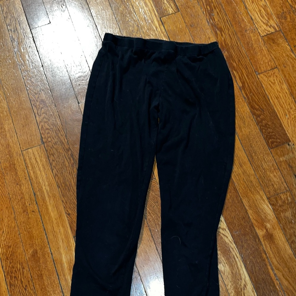 Basic Black Cotton Leggings